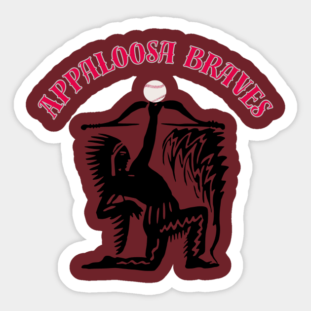 Appaloosa braves Sticker by Benjamin Customs